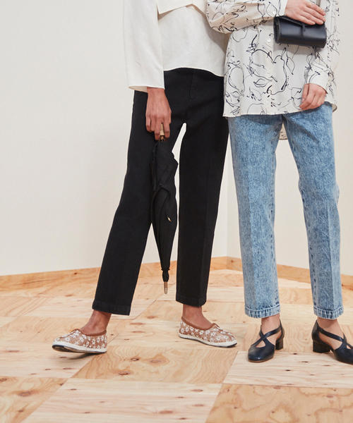 Steven Alan,<Steven Alan>COTTON DENIM STRAIGHT TROUSERS/デニム Steven Alan,<Steven Alan>COTTON DENIM STRAIGHT TROUSERS/デニム