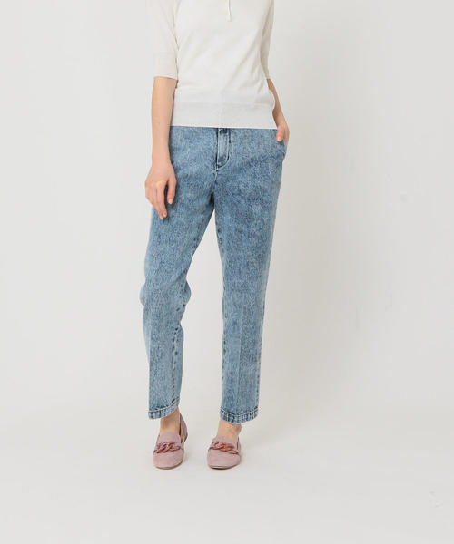 Steven Alan(スティーブンアラン)の「<Steven Alan>COTTON DENIM STRAIGHT TROUSERS/デニムパンツ(デニムパンツ・レディース・ブラック/ホワイト/コバルトブルー・X-SMALL/LARGE/MEDIUM/SMALL)」の7枚目の写真