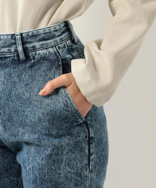 Steven Alan(スティーブンアラン)の「<Steven Alan>COTTON DENIM STRAIGHT TROUSERS/デニムパンツ(デニムパンツ・レディース・ブラック/ホワイト/コバルトブルー・X-SMALL/LARGE/MEDIUM/SMALL)」の21枚目の写真