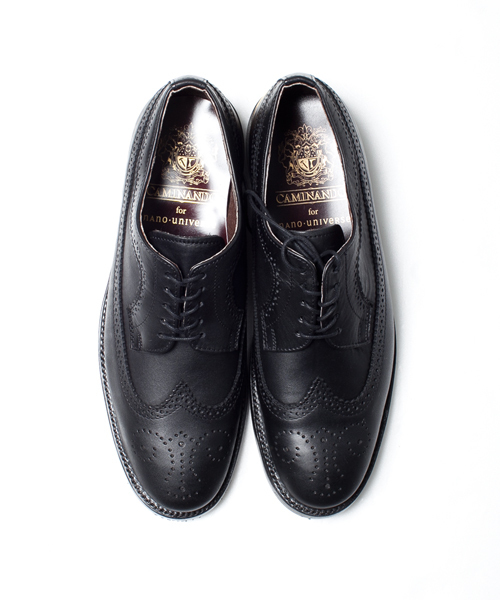 NANO universe(ナノユニバース)の「CAMINANDO(カミナンド)/ 別注WING TIP(ドレスシューズ・メンズ・ブラック/ブラウン・7/8/9)」の5枚目の写真