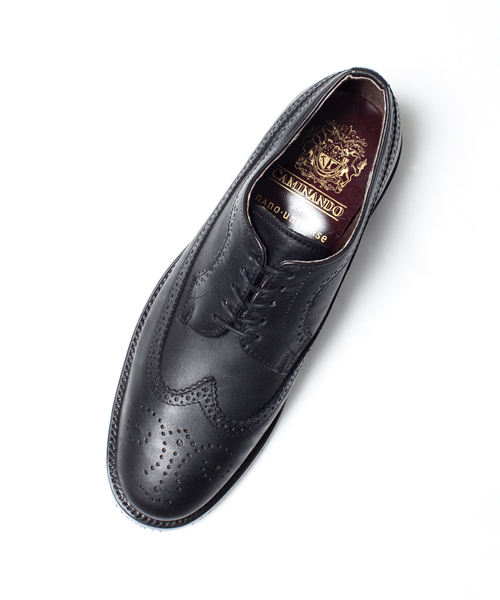 NANO universe(ナノユニバース)の「CAMINANDO(カミナンド)/ 別注WING TIP(ドレスシューズ・メンズ・ブラック/ブラウン・7/8/9)」の9枚目の写真