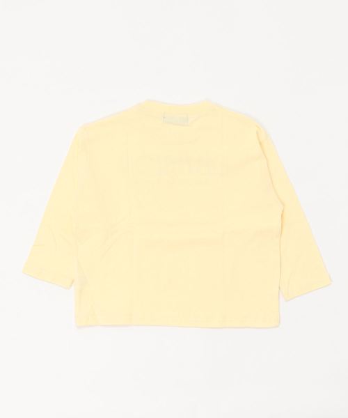 THE CASUAL（カジュアル）の「プリント長袖BIGロンT カットソー キッズ（Tシャツ/カットソー・キッズ・チャコール/レモンイエロー/ブルー系その他/ネイビー/杢グレー/ロイヤルブルー/オフホワイト/レッド/ホワイト系その他2/ホワイト系その他・130cm/160cm/140cm/150cm/120cm/110cm）」の11枚目の写真