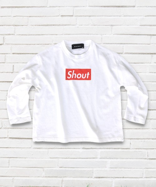 THE CASUAL（カジュアル）の「プリント長袖BIGロンT カットソー キッズ（Tシャツ/カットソー・キッズ・チャコール/レモンイエロー/ブルー系その他/ネイビー/杢グレー/ロイヤルブルー/オフホワイト/レッド/ホワイト系その他2/ホワイト系その他・130cm/160cm/140cm/150cm/120cm/110cm）」の19枚目の写真