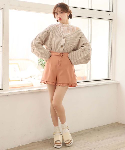 one after another NICE CLAUP（ワンアフターアナザーナイスクラップ）の「ライン入り厚底サンダル（サンダル・レディース・アイボリー/ゴールド/ライトベージュ・SMALL/MEDIUM/LARGE）」の9枚目の写真