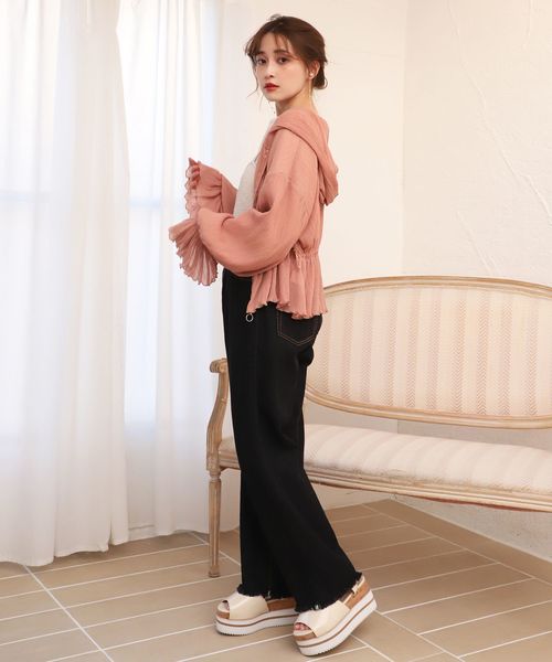 one after another NICE CLAUP（ワンアフターアナザーナイスクラップ）の「ライン入り厚底サンダル（サンダル・レディース・アイボリー/ゴールド/ライトベージュ・SMALL/MEDIUM/LARGE）」の14枚目の写真