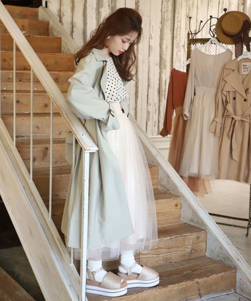 one after another NICE CLAUP（ワンアフターアナザーナイスクラップ）の「ライン入り厚底サンダル（サンダル・レディース・アイボリー/ゴールド/ライトベージュ・SMALL/MEDIUM/LARGE）」の7枚目の写真