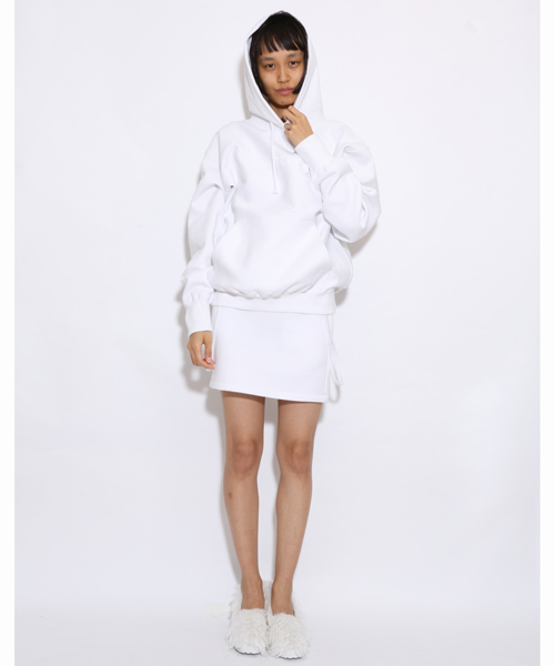 i(アイ)の「刺繍パーカープルオーバー(パーカー・レディース・ブラック/ホワイト/グレー・フリ-)」の4枚目の写真