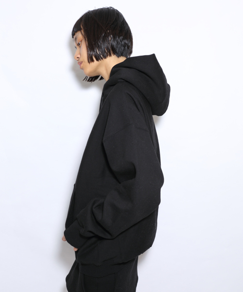 i(アイ)の「刺繍パーカープルオーバー(パーカー・レディース・ブラック/ホワイト/グレー・フリ-)」の7枚目の写真