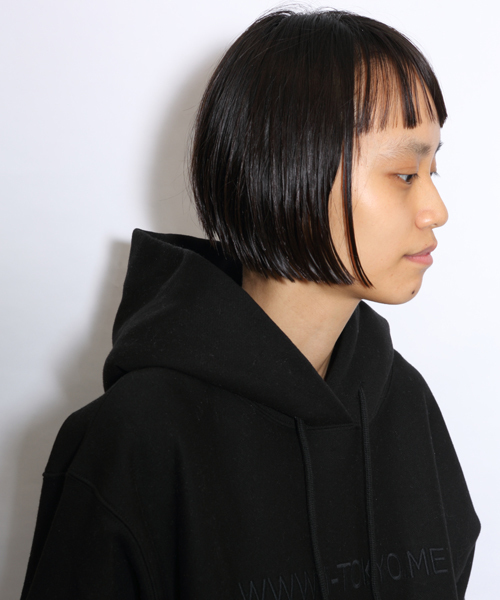 i(アイ)の「刺繍パーカープルオーバー(パーカー・レディース・ブラック/ホワイト/グレー・フリ-)」の10枚目の写真