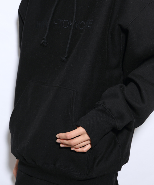 i(アイ)の「刺繍パーカープルオーバー(パーカー・レディース・ブラック/ホワイト/グレー・フリ-)」の12枚目の写真