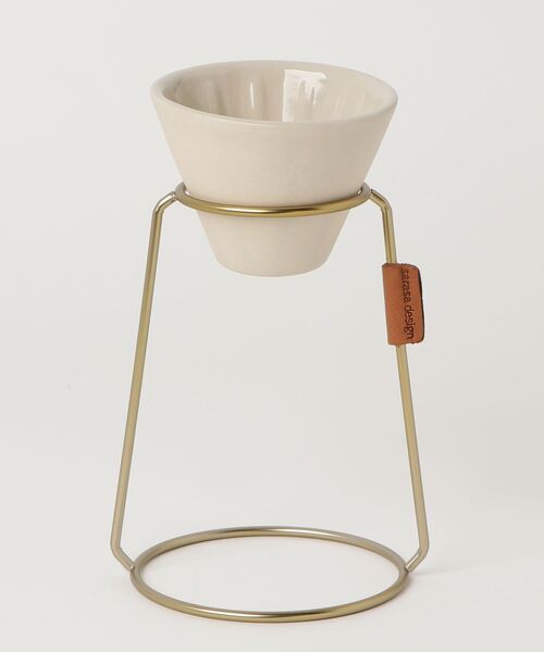 sarasa design（サラサデザイン）の「セット販売●b2c コーヒードリッパースタンド＆ドリッパー（ストーンウェア）（キッチンツール・レディース・ゴールド系その他/ゴールド系その他2・ONESIZE）」の15枚目の写真