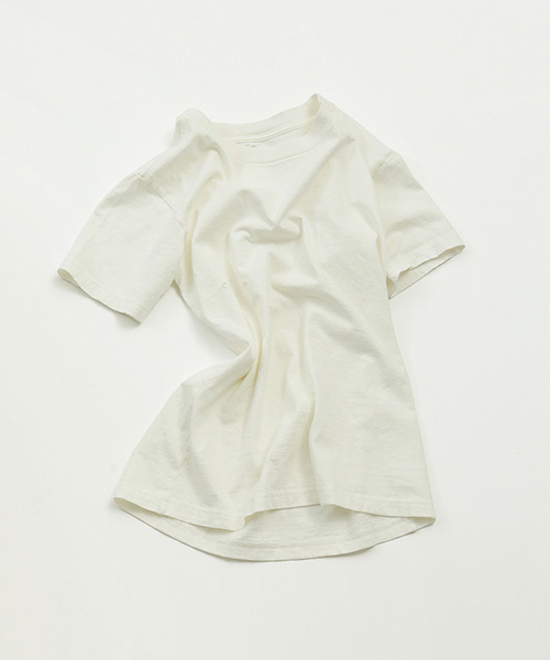 TODAYFUL（トゥデイフル）の「VintageダメージTシャツ（Tシャツ/カットソー・レディース・ホワイト/カーキ/モカ・FREE）」の12枚目の写真