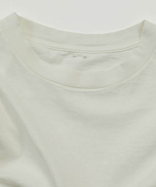 TODAYFUL（トゥデイフル）の「VintageダメージTシャツ（Tシャツ/カットソー・レディース・ホワイト/カーキ/モカ・FREE）」の10枚目の写真