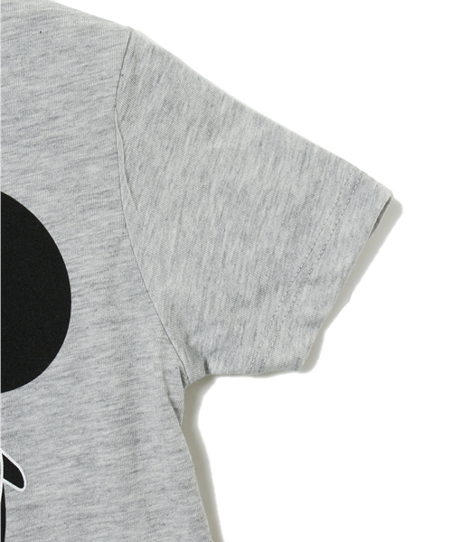 SHIPS(シップス)の「MINI FINE:MOUSE STACHE プリント ショートスリーブ TEE(baby) (Tシャツ/カットソー・キッズ・グレー・X-SMALL)」の2枚目の写真