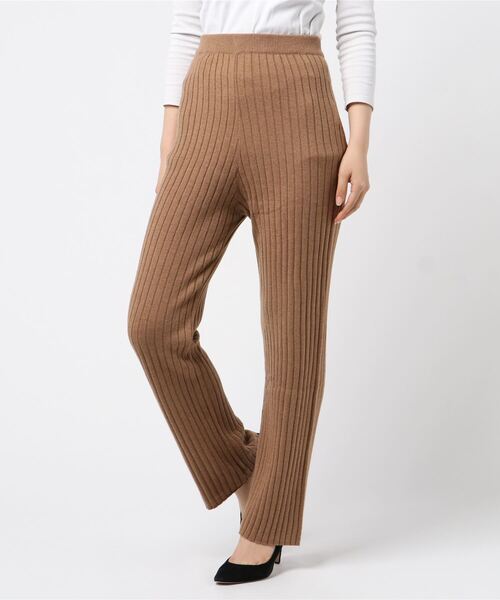 JANESMITH（ジェーンスミス）の「JANESMITH ジェーンスミス / CAMEL KNIT PANTS キャメルニットパンツ / 9WKN-#138L（その他パンツ・レディース・キャメル・38/36）」の6枚目の写真