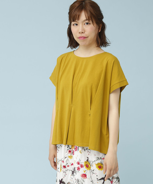 メーカー再生品 ストレッチ天竺ボックスタックボリュームプルオーバー 日本限定モデル