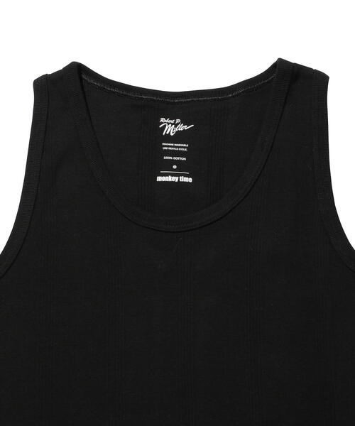 MILLER(ミラー)の「<Miller × monkey time> TEREKO TTP/タンクトップ(タンクトップ・メンズ・ブラック/ホワイト・MEDIUM/LARGE/SMALL)」の4枚目の写真