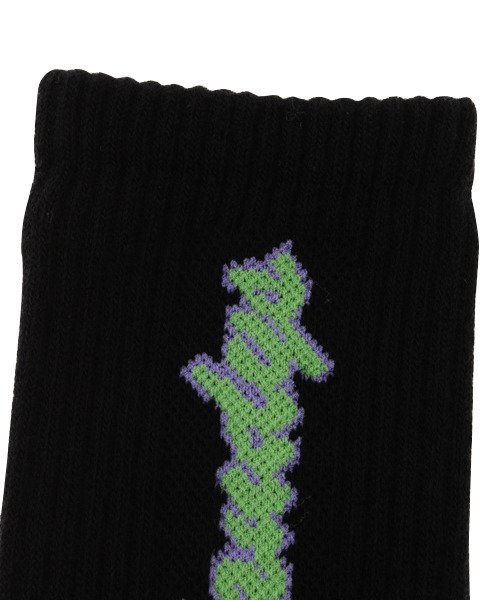 Candy Stripper（キャンディストリッパー）の「THE CANDYS RIB ソックス（ソックス/靴下・レディース・ホワイト×ブラック/ホワイト×イエロー/ブラック×ホワイト・FREE）」の7枚目の写真