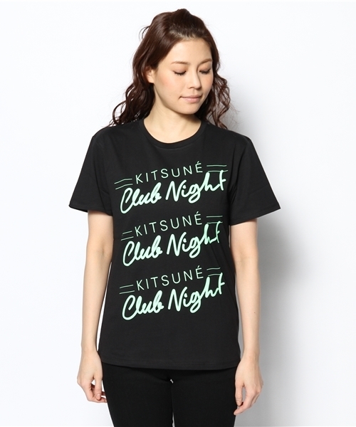 And A（アンドエー）の「MUSIC TEE (kitsune tee)（Tシャツ/カットソー・レディース・ホワイト/ブラック・38）」の3枚目の写真