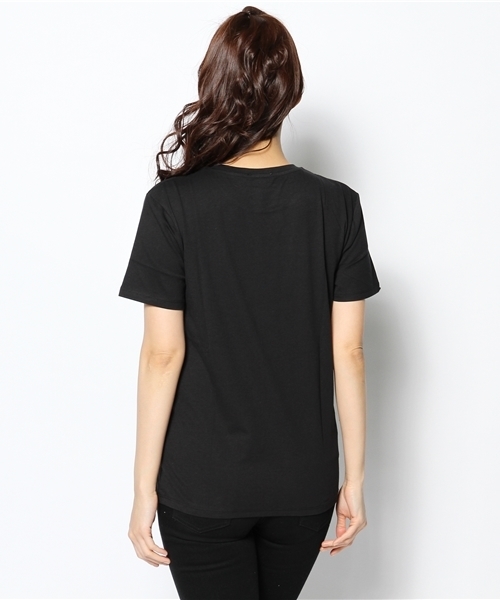 And A（アンドエー）の「MUSIC TEE (kitsune tee)（Tシャツ/カットソー・レディース・ホワイト/ブラック・38）」の5枚目の写真