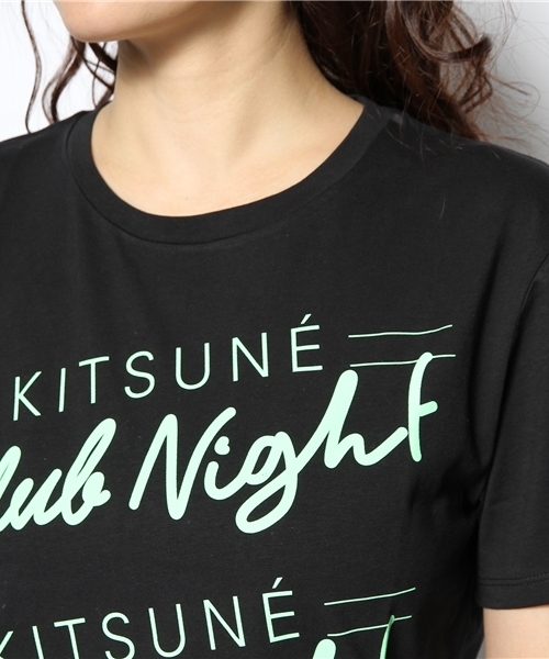 And A（アンドエー）の「MUSIC TEE (kitsune tee)（Tシャツ/カットソー・レディース・ホワイト/ブラック・38）」の6枚目の写真