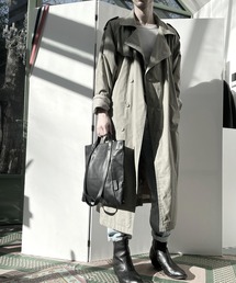 パトリック ステファン / Leather small tote 'loop handle' トートバッグ