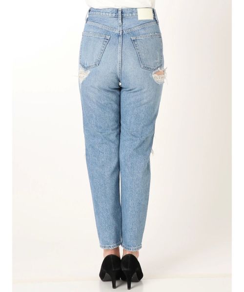 GYDA（ジェイダ）の「vintage Wダメージペグトップデニムパンツ（デニムパンツ・レディース・ライトブルー/ブルー・SMALL/MEDIUM/X-SMALL）」の9枚目の写真