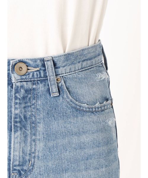 GYDA（ジェイダ）の「vintage Wダメージペグトップデニムパンツ（デニムパンツ・レディース・ライトブルー/ブルー・SMALL/MEDIUM/X-SMALL）」の8枚目の写真