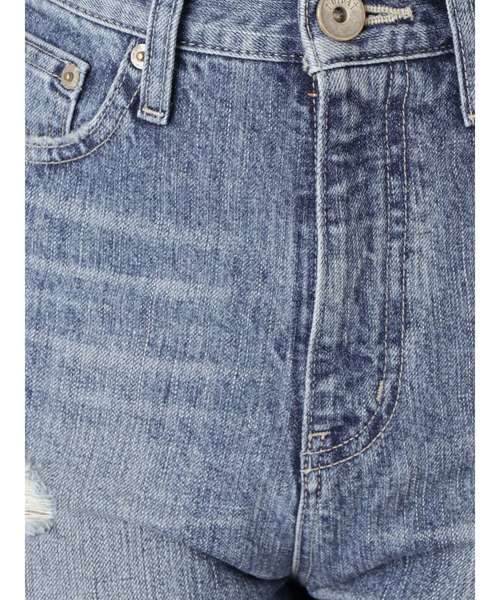 GYDA（ジェイダ）の「vintage Wダメージペグトップデニムパンツ（デニムパンツ・レディース・ライトブルー/ブルー・SMALL/MEDIUM/X-SMALL）」の4枚目の写真