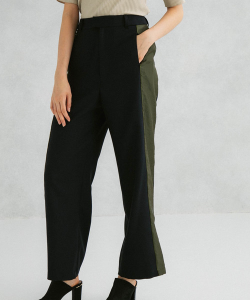 UNITED TOKYO（ユナイテッドトウキョウ）の「オーガンラインワイドパンツ（その他パンツ・レディース・ブラウン/ブラック・1）」の16枚目の写真