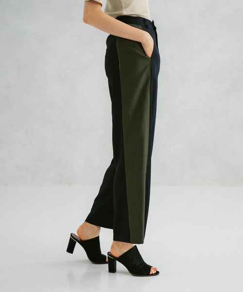 UNITED TOKYO（ユナイテッドトウキョウ）の「オーガンラインワイドパンツ（その他パンツ・レディース・ブラウン/ブラック・1）」の15枚目の写真