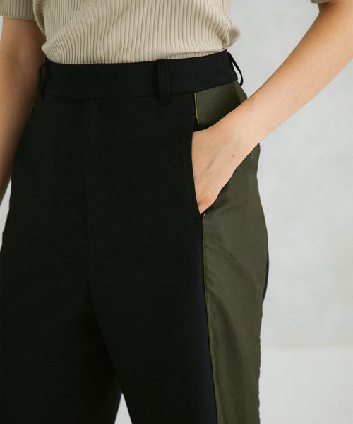 UNITED TOKYO（ユナイテッドトウキョウ）の「オーガンラインワイドパンツ（その他パンツ・レディース・ブラウン/ブラック・1）」の14枚目の写真