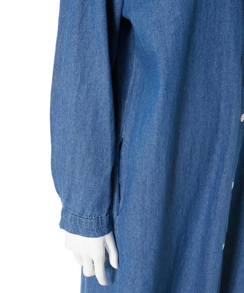 トップスデニムマキシシャツワンピース シャツ ブラウス Fifth フィフス のファッション