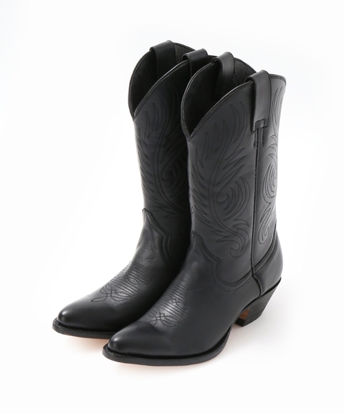 VERMEIL par iena(ヴェルメイユパーイエナ)の「【CAMINANDO/カミナンド】レザーウエスタンブーツ◆(ブーツ・レディース・ブラック・36/37/38/39/40)」の2枚目の写真