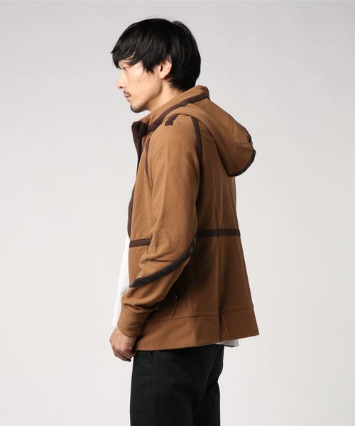 CDM BY CARPEDIEM(シーディーエムバイカルペディエム)の「CDM BY CARPEDIEM(シーディーエム バイ カルペディエム)ジョイントジップパーカー(モッズコート・メンズ・ブラック/ブラウン/カーキ・S/M/L)」の17枚目の写真