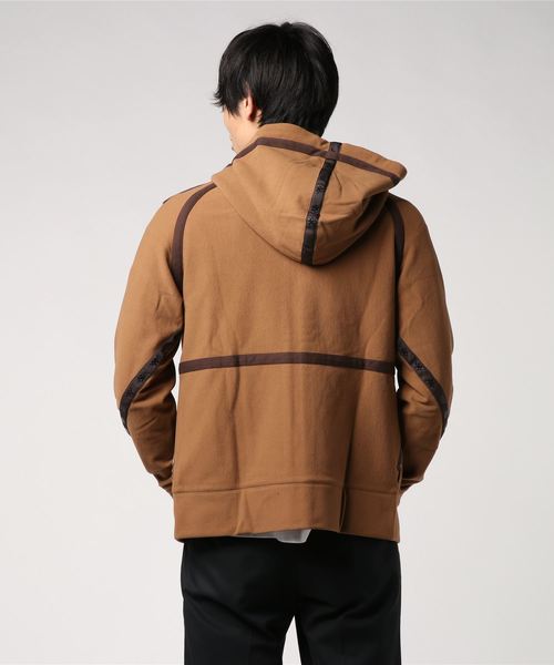 CDM BY CARPEDIEM(シーディーエムバイカルペディエム)の「CDM BY CARPEDIEM(シーディーエム バイ カルペディエム)ジョイントジップパーカー(モッズコート・メンズ・ブラック/ブラウン/カーキ・S/M/L)」の18枚目の写真