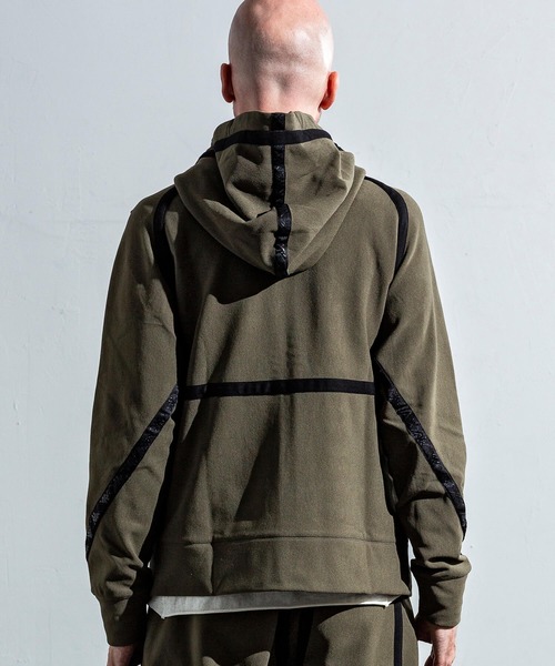 CDM BY CARPEDIEM(シーディーエムバイカルペディエム)の「CDM BY CARPEDIEM(シーディーエム バイ カルペディエム)ジョイントジップパーカー(モッズコート・メンズ・ブラック/ブラウン/カーキ・S/M/L)」の11枚目の写真
