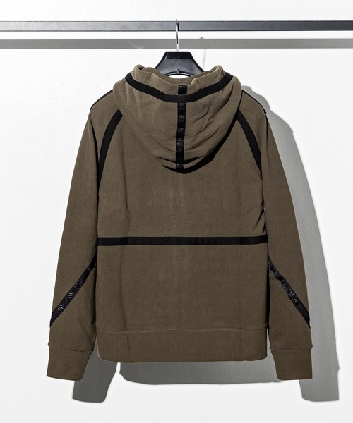CDM BY CARPEDIEM(シーディーエムバイカルペディエム)の「CDM BY CARPEDIEM(シーディーエム バイ カルペディエム)ジョイントジップパーカー(モッズコート・メンズ・ブラック/ブラウン/カーキ・S/M/L)」の6枚目の写真