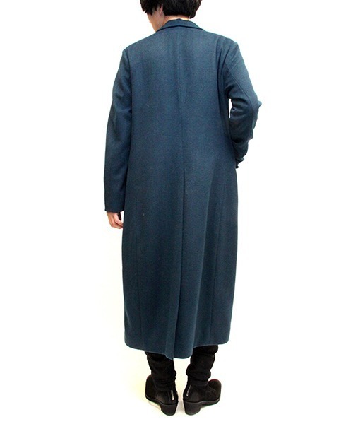 NO ID.（ノーアイディ）の「mj7023-ﾛﾝｸﾞﾁｪｽﾀｰｺｰﾄ（チェスターコート・メンズ・ブラック/グレー/ブルーグリーン・1/2/3）」の9枚目の写真