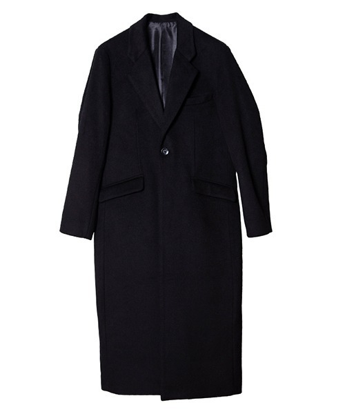 NO ID.（ノーアイディ）の「mj7023-ﾛﾝｸﾞﾁｪｽﾀｰｺｰﾄ（チェスターコート・メンズ・ブラック/グレー/ブルーグリーン・1/2/3）」の19枚目の写真