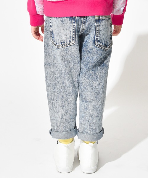 RADCHAP（ラッドチャップ）の「ケミカルデニムロングパンツ（デニムパンツ・キッズ・ブルー/ブラック・90cm/100cm/110cm/120cm/130cm/140cm/150cm）」の4枚目の写真