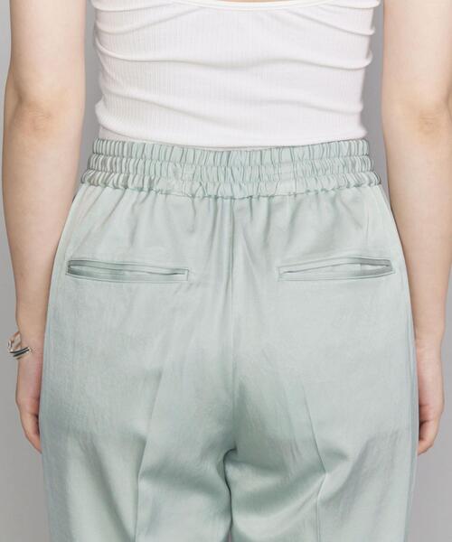 BEAUTY&YOUTH UNITED ARROWS（ビューティーアンドユースユナイテッドアローズ）の「BY サテンドローストリングパンツ2 -ウォッシャブル-  ◆（その他パンツ・レディース・ライム/ベージュ/ブラック・LARGE/MEDIUM/SMALL）」の13枚目の写真