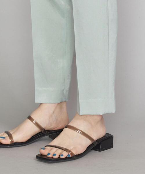 BEAUTY&YOUTH UNITED ARROWS（ビューティーアンドユースユナイテッドアローズ）の「BY サテンドローストリングパンツ2 -ウォッシャブル-  ◆（その他パンツ・レディース・ライム/ベージュ/ブラック・LARGE/MEDIUM/SMALL）」の12枚目の写真