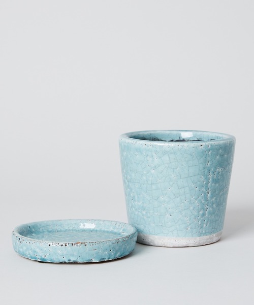 カラーグレーズポット（プランター）（フラワーベース）｜TODAY'S