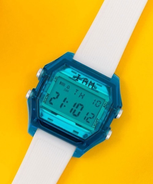 I AM THE WATCH(アイアムザウォッチ)の「「I AM THE WATCH / アイ アム ザ ウォッチ」デジタルウォッチ Lサイズ(デジタル腕時計・レディース・ホワイト/ブラック/グレー/イエロー/オレンジ/ブルー/グリーン/ホワイト系その他/ブラック系その他/グレー系その他/ブルー系その他/イエロー系その他/ホワイト系その他2/グレー系その他2/グレー系その他3/グレー系その他4/ブルー系その他2/ブルー系その他3/ブルー系その他4/ブルー系その他5・LARGE)」の3枚目の写真