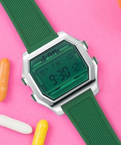 I AM THE WATCH(アイアムザウォッチ)の「「I AM THE WATCH / アイ アム ザ ウォッチ」デジタルウォッチ Lサイズ(デジタル腕時計・レディース・ホワイト/ブラック/グレー/イエロー/オレンジ/ブルー/グリーン/ホワイト系その他/ブラック系その他/グレー系その他/ブルー系その他/イエロー系その他/ホワイト系その他2/グレー系その他2/グレー系その他3/グレー系その他4/ブルー系その他2/ブルー系その他3/ブルー系その他4/ブルー系その他5・LARGE)」の12枚目の写真