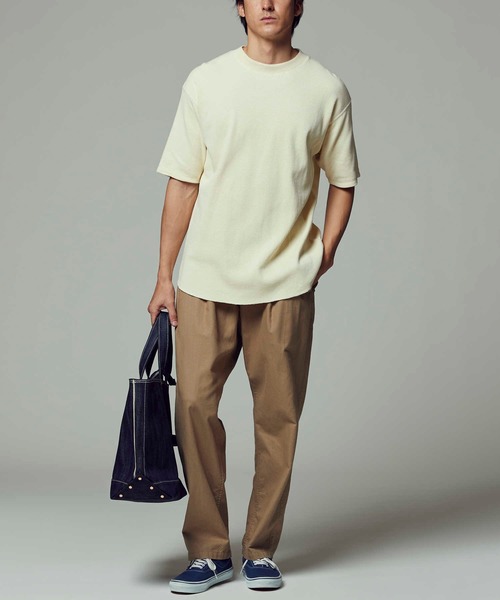 BACK NUMBER（バックナンバー）の「【BACK NUMBER】リネングルカワイドパンツ（その他パンツ・メンズ・ダークブラウン/ベージュ・L/M/S）」の2枚目の写真