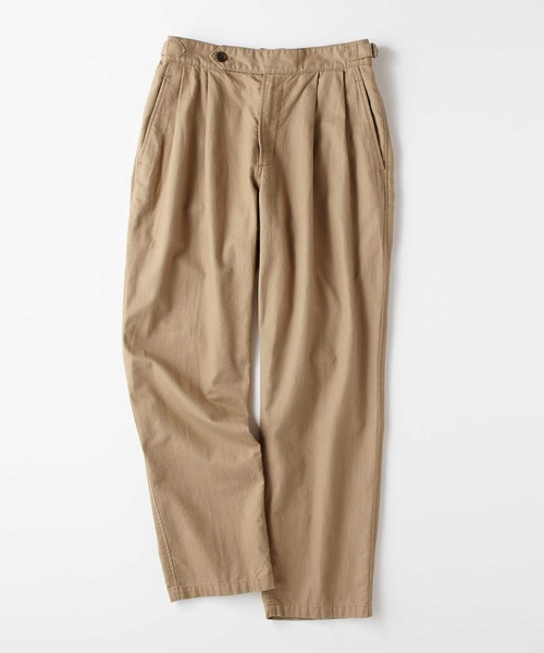 BACK NUMBER（バックナンバー）の「【BACK NUMBER】リネングルカワイドパンツ（その他パンツ・メンズ・ダークブラウン/ベージュ・L/M/S）」の8枚目の写真