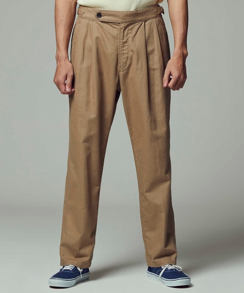 BACK NUMBER（バックナンバー）の「【BACK NUMBER】リネングルカワイドパンツ（その他パンツ・メンズ・ダークブラウン/ベージュ・L/M/S）」の14枚目の写真