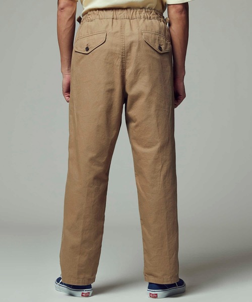BACK NUMBER（バックナンバー）の「【BACK NUMBER】リネングルカワイドパンツ（その他パンツ・メンズ・ダークブラウン/ベージュ・L/M/S）」の15枚目の写真